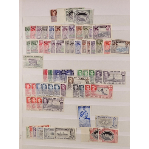 42 - COLLECTIONS & ACCUMULATIONS BRITISH COMMONWEALTH a large stockbook of largely mint (much never hinge... 