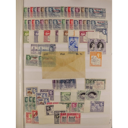 42 - COLLECTIONS & ACCUMULATIONS BRITISH COMMONWEALTH a large stockbook of largely mint (much never hinge... 