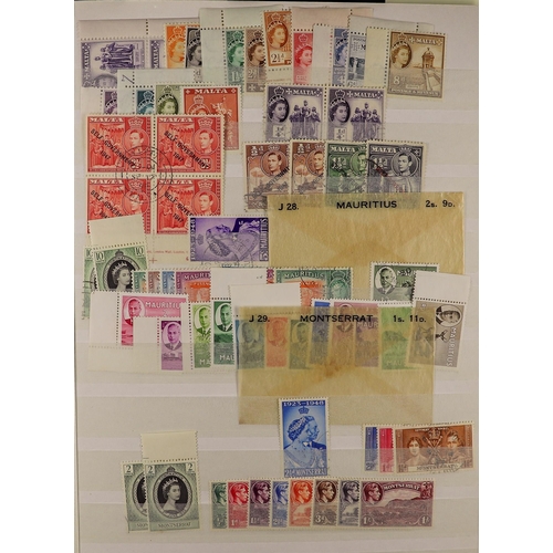 42 - COLLECTIONS & ACCUMULATIONS BRITISH COMMONWEALTH a large stockbook of largely mint (much never hinge... 