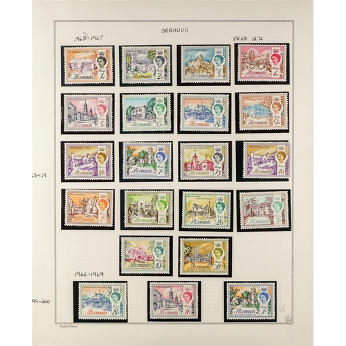 52 - COLLECTIONS & ACCUMULATIONS COMMONWEALTH 1950's-60's mainly never hinged mint ranges on a thick pile... 