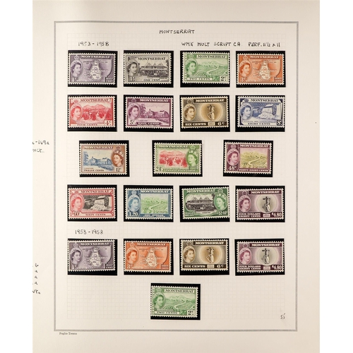 52 - COLLECTIONS & ACCUMULATIONS COMMONWEALTH 1950's-60's mainly never hinged mint ranges on a thick pile... 