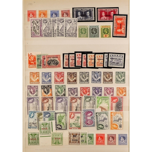 55 - COLLECTIONS & ACCUMULATIONS BRITISH COMMONWEALTH a QV to more modern accumulation on a thick pile of... 