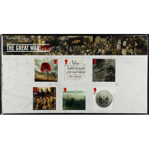 657 - GB.ELIZABETH II 2016 THE GREAT WAR Presentation pack (no. 527) showing ERROR Albert for Alfred.