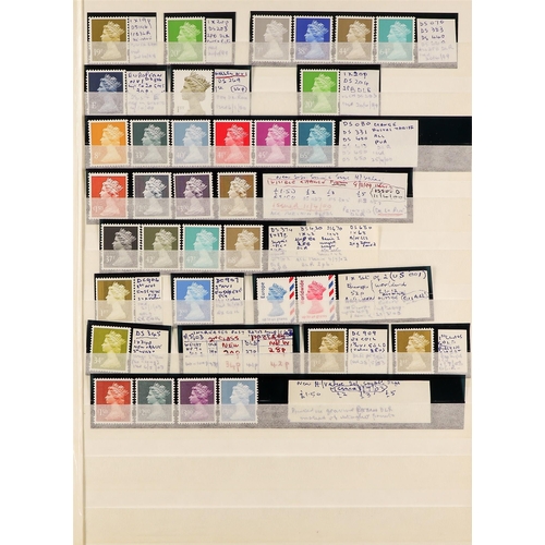 685 - GB.ELIZABETH II MACHIN COLLECTION 1971 - 2003. A lovely NHM collection housed in a stockbook with va... 