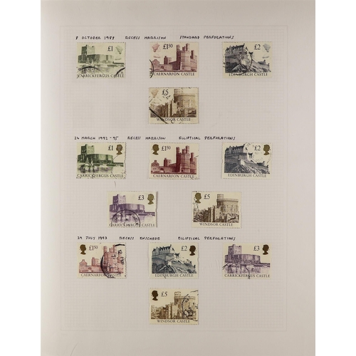 712 - GB.ELIZABETH II USED ACCUMULATION in albums and on stock pages, incl. fine used commemoratives run 1... 