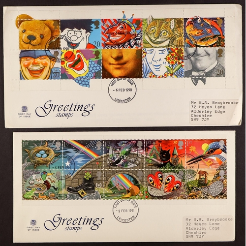 736 - GB.FIRST DAY COVERS 1960's - 90's WHICH INCLUDES MILITARY COVERS AND EXHIBITION CARDS. A small lot o... 