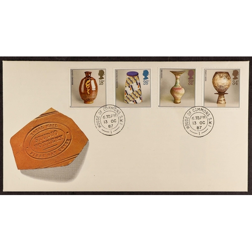 745 - GB.FIRST DAY COVERS 1987-2006 FDC'S MAINLY WITH CDS CANCELS unusual lot with many Brian Reeve produc... 