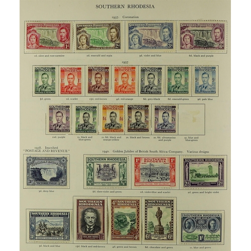 10 - COLLECTIONS & ACCUMULATIONS COMMONWEALTH KGVI MINT COLLECTION IN A CROWN ALBUM with slip case (1987 ... 