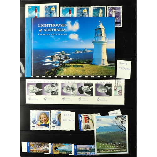 131 - AUSTRALIA DECIMAL NEVER HINGED MINT COLLECTION two DAVO printed and other albums 1974-2002 incl. min... 