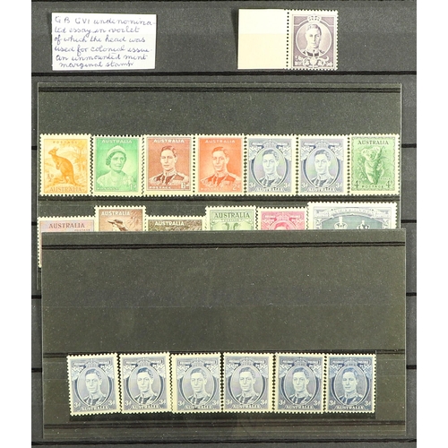 135 - AUSTRALIA THE IAN STENHOUSE BALANCE COLLECTION of mint and used in two stockbooks, careful viewing a... 