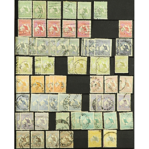 135 - AUSTRALIA THE IAN STENHOUSE BALANCE COLLECTION of mint and used in two stockbooks, careful viewing a... 