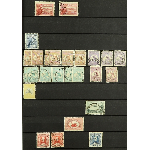 135 - AUSTRALIA THE IAN STENHOUSE BALANCE COLLECTION of mint and used in two stockbooks, careful viewing a... 