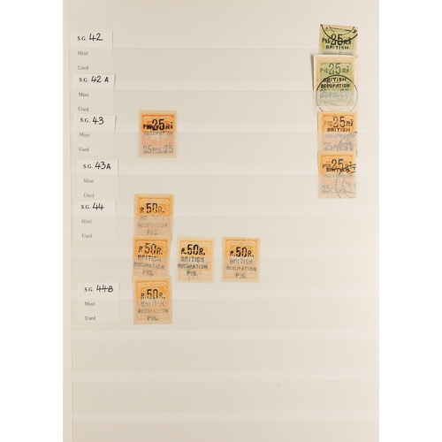 149 - BATUM 1919-20 COLLECTION in a stockbook, incl. Tree types and opts on Russia, not checked. (130+ sta... 