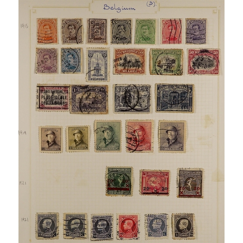 150 - BELGIUM 1850-1990's COLLECTION a useful mint (much of the later is nhm) and used collection on pages... 