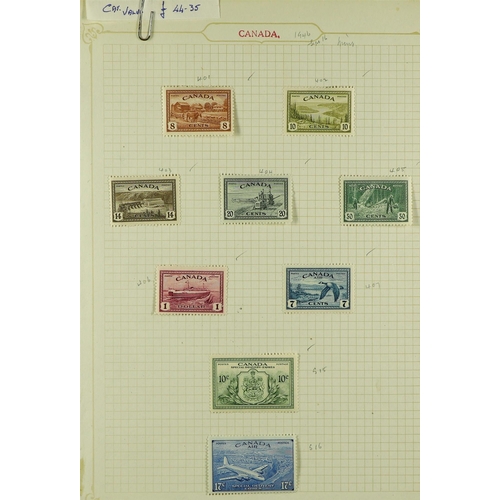 16 - COLLECTIONS & ACCUMULATIONS BRITISH COMMONWEALTH old time ranges on pages and in packets in small fo... 