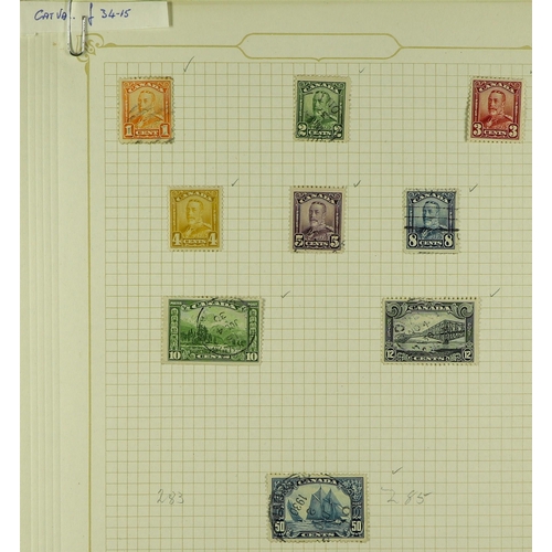 16 - COLLECTIONS & ACCUMULATIONS BRITISH COMMONWEALTH old time ranges on pages and in packets in small fo... 