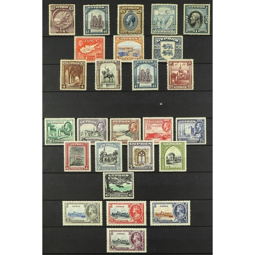 187 - CYPRUS 1880-1970 COLLECTION in two albums, many useful mint and used, some very mixed condition, car... 