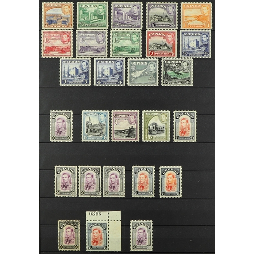 187 - CYPRUS 1880-1970 COLLECTION in two albums, many useful mint and used, some very mixed condition, car... 