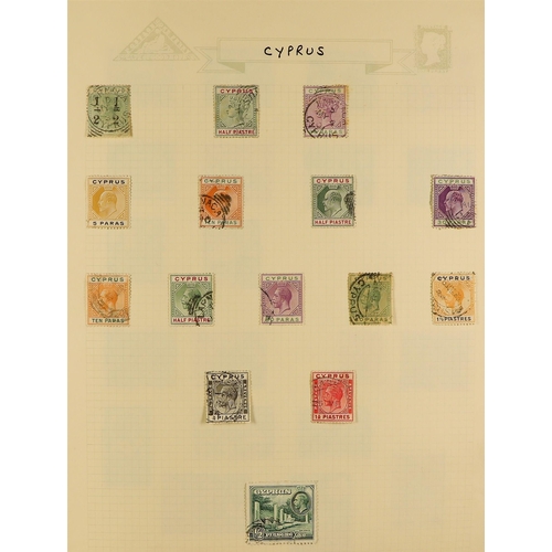 29 - COLLECTIONS & ACCUMULATIONS COMMONWEALTH old time used collection in a springback album, A-Z areas. ... 