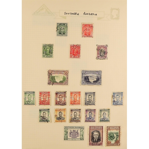 29 - COLLECTIONS & ACCUMULATIONS COMMONWEALTH old time used collection in a springback album, A-Z areas. ... 