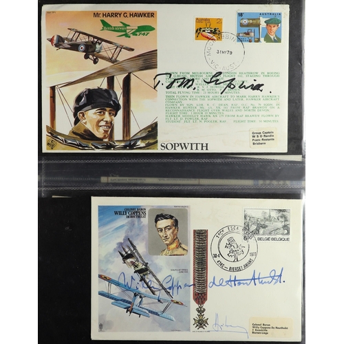 56 - COLLECTIONS & ACCUMULATIONS R.A.F. CELEBRITY AUTOGRAPHED COVERS COLLECTION incl. Stanford-Tuck, Jonn... 