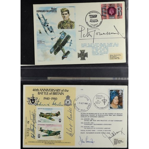 56 - COLLECTIONS & ACCUMULATIONS R.A.F. CELEBRITY AUTOGRAPHED COVERS COLLECTION incl. Stanford-Tuck, Jonn... 