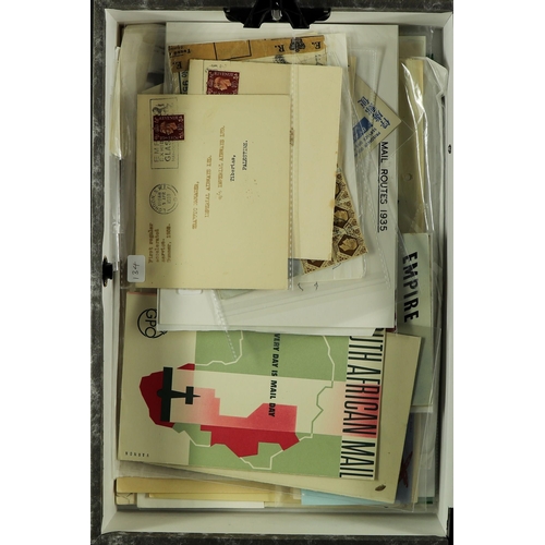 62 - COLLECTIONS & ACCUMULATIONS AIRMAILS - THE IAN STENHOUSE BALANCE COLLECTION in a boxfile, with vario... 