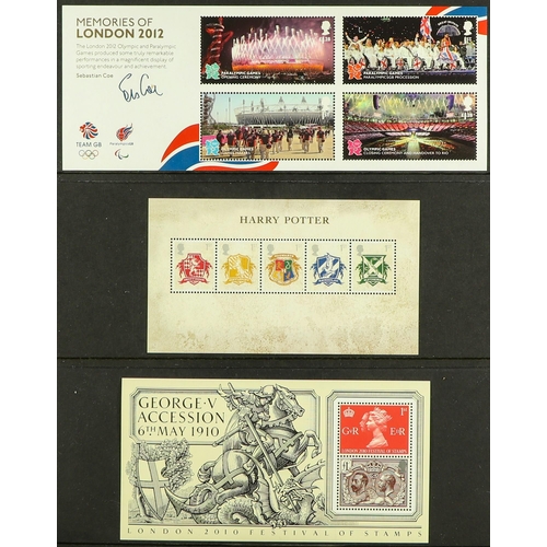 712 - GB.ELIZABETH II 2010-2014 NHM SELECTION. Stamp sets, miniature sheets, and presentation packs from t... 