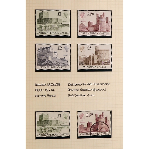 715 - GB.ELIZABETH II DEFINITIVE COLLECTION IN 3 ALBUMS with both mint and used but primarily mint. The 3 ... 