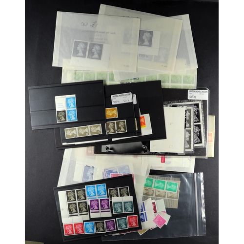 727 - GB.ELIZABETH II MINT DEFINITIVE SELECTION. Comprising of corner blocks of 6 with control numbers, in... 