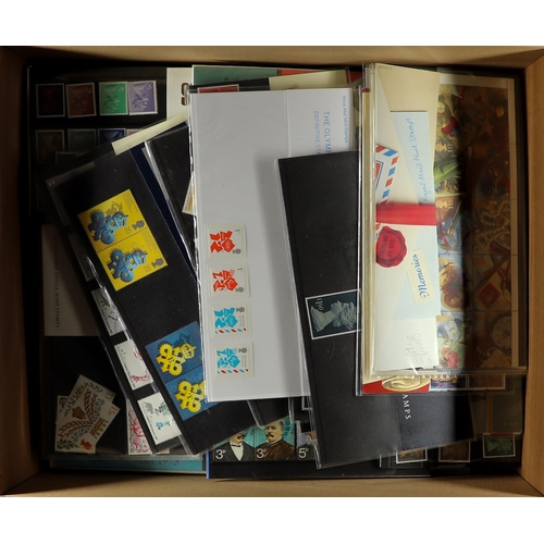 730 - GB.ELIZABETH II PRESENTATION PACK SELECTION. Random mix in mall box with some duplication. Face valu... 