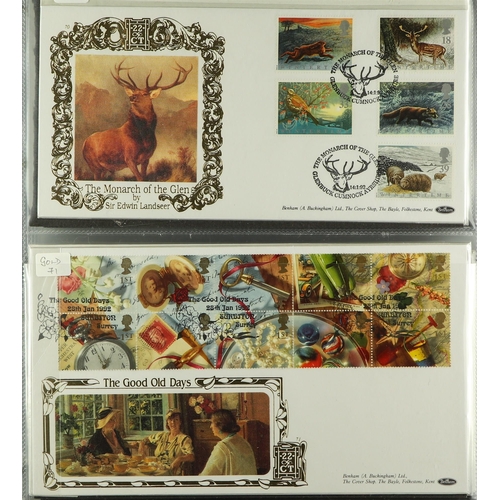 746 - GB.FIRST DAY COVERS BENHAM GOLD 500 SERIES 1991-95 numbered Gold 60-111 in an album, fine. (55 cover... 