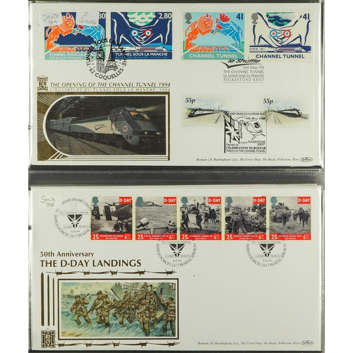 746 - GB.FIRST DAY COVERS BENHAM GOLD 500 SERIES 1991-95 numbered Gold 60-111 in an album, fine. (55 cover... 