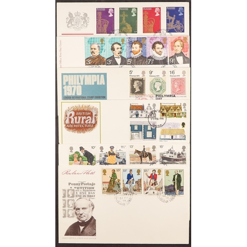 749 - GB.FIRST DAY COVERS ROYAL MAIL COVERS COLLECTION 1970's-2012 incl. Regionals etc. (approx 400 covers... 