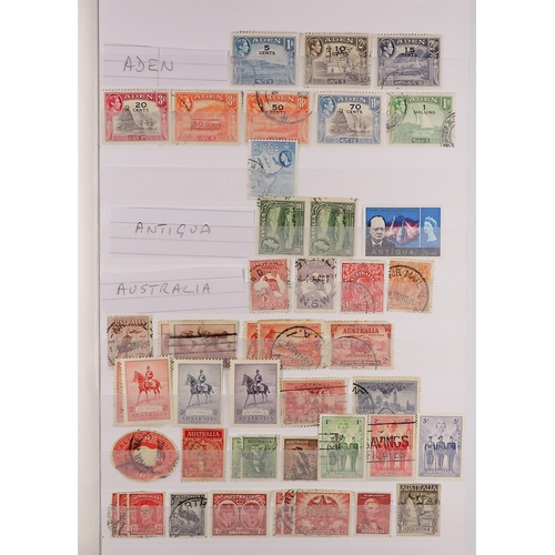 101 - COLLECTIONS & ACCUMULATIONS WORLD RANGES IN TWO LARGE STOCKBOOKS incl. Australia 1935 Jubilee mint s... 