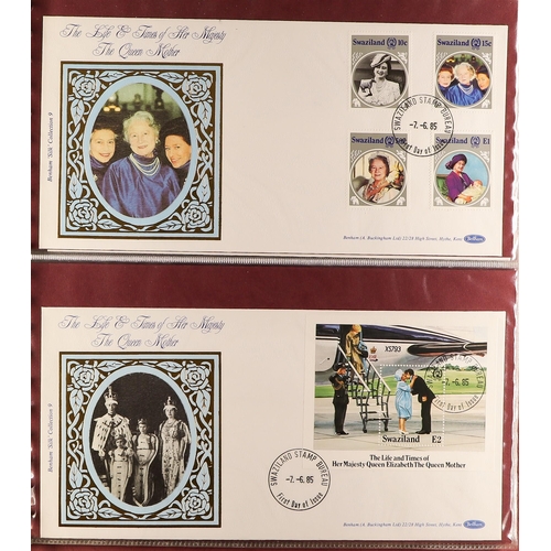 107 - COLLECTIONS & ACCUMULATIONS ROYALTY FIRST DAY COVERS with Commonwealth 1982 Royal Baby (60 covers) o... 