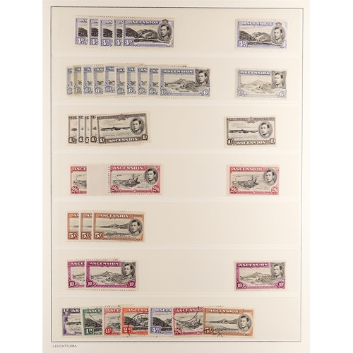 125 - ASCENSION 1922-53 mainly mint with some never hinged ranges on pages, some duplication, note 1922 to... 