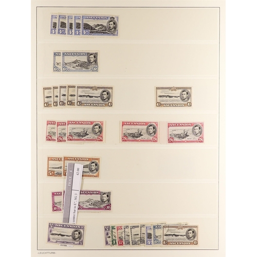 125 - ASCENSION 1922-53 mainly mint with some never hinged ranges on pages, some duplication, note 1922 to... 