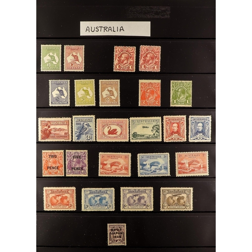 148 - AUSTRALIA 1913-85 COLLECTION of mint, NHM and used issues incl. Kangaroo types to 5s used, Heads to ... 