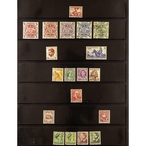 148 - AUSTRALIA 1913-85 COLLECTION of mint, NHM and used issues incl. Kangaroo types to 5s used, Heads to ... 