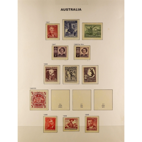 148 - AUSTRALIA 1913-85 COLLECTION of mint, NHM and used issues incl. Kangaroo types to 5s used, Heads to ... 