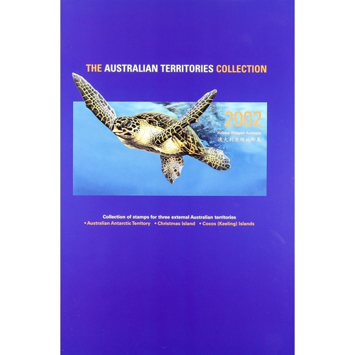 158 - AUSTRALIA AUSTRALIAN TERRITORIES YEAR PACKS 1994-2004 with Australian Antarctic Territories (SG 104/... 