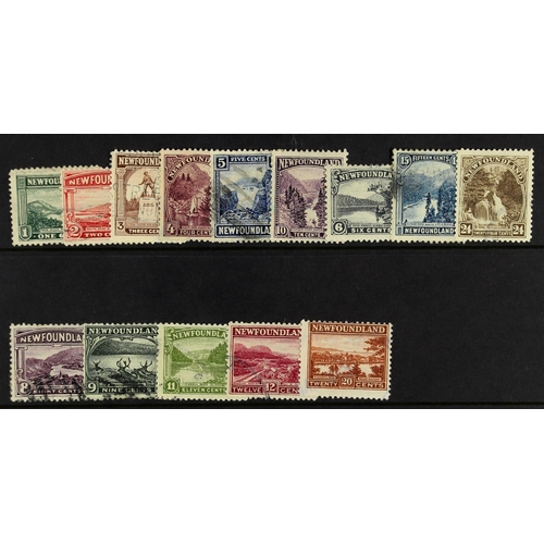 211 - CANADA - NEWFOUNDLAND 1923-24 Views set, SG 149-162, used. Cat. £250. (14)