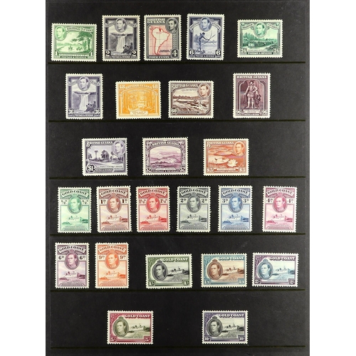 31 - COLLECTIONS & ACCUMULATIONS COMMONWEALTH KGVI a collection of mint incl. Aden 1939 and 1951 sets, Ba... 