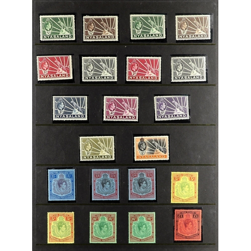 31 - COLLECTIONS & ACCUMULATIONS COMMONWEALTH KGVI a collection of mint incl. Aden 1939 and 1951 sets, Ba... 