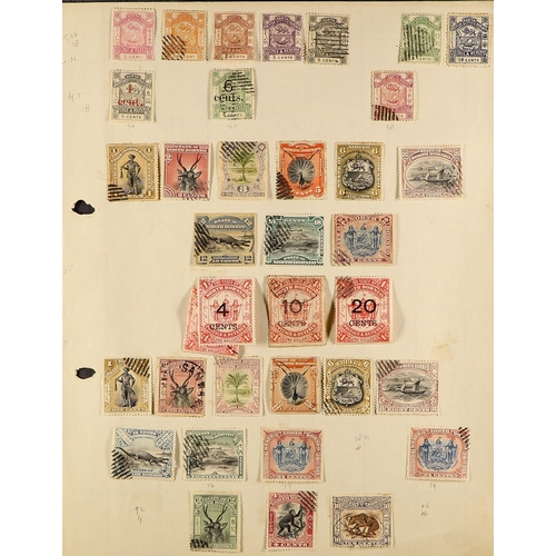 36 - COLLECTIONS & ACCUMULATIONS BRITISH COMMONWEALTH old time mainly pre. 1940 ranges on a thick pile of... 