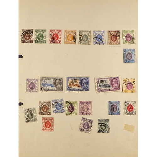 36 - COLLECTIONS & ACCUMULATIONS BRITISH COMMONWEALTH old time mainly pre. 1940 ranges on a thick pile of... 