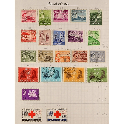 53 - COLLECTIONS & ACCUMULATIONS COMMONWEALTH IN THREE LEVER-ARCH FILES earlier to modern mint and used, ... 