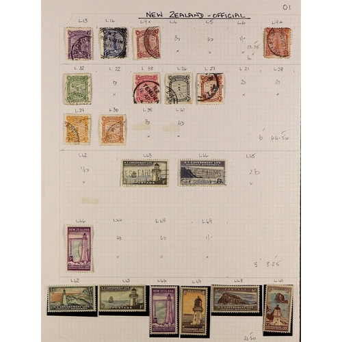 53 - COLLECTIONS & ACCUMULATIONS COMMONWEALTH IN THREE LEVER-ARCH FILES earlier to modern mint and used, ... 