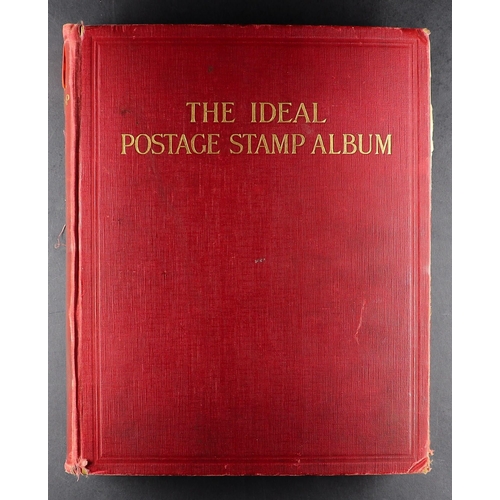 58 - COLLECTIONS & ACCUMULATIONS WORLD IN AN IDEAL ALBUM TO 1914 with much Commonwealth etc. (Qty)